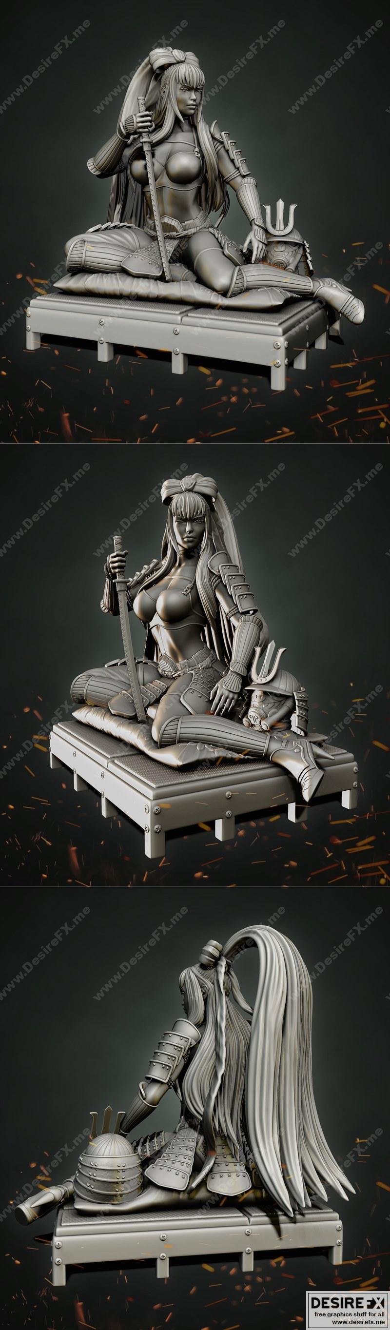 风暴兵 Samurai 潮流姿势 3D打印模型|Stormtrooper Samurai Sexy Pose – 3D Print Model STL