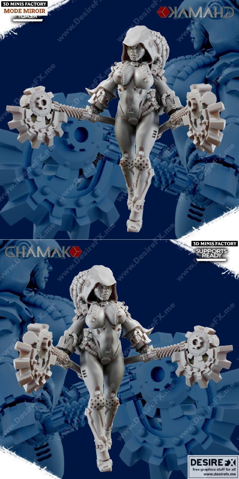 Com Pin up – 3D打印模型：动漫角色立体造型|Com Pin up – 3D Print Model STL