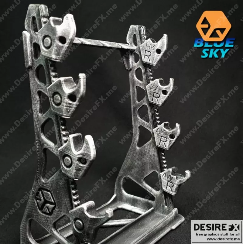 枪架 - 3D打印模型 STL|Gun Rack – 3D Print Model STL