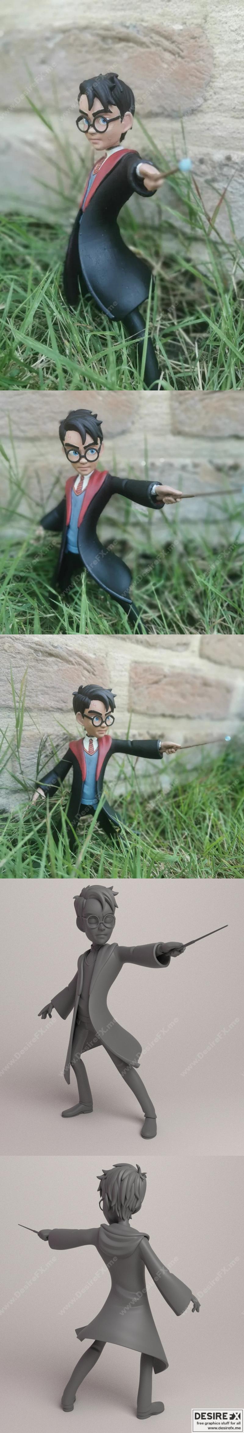 哈利波特 3D打印模型|Harry Pottter – 3D Print Model STL