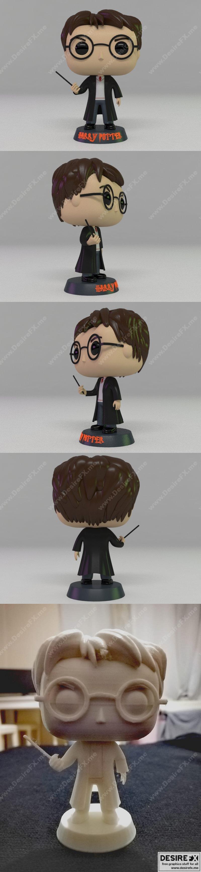 Funko Pop哈利波特 3D打印模型 STL|Funko Pop Harry Potter – 3D Print Model STL