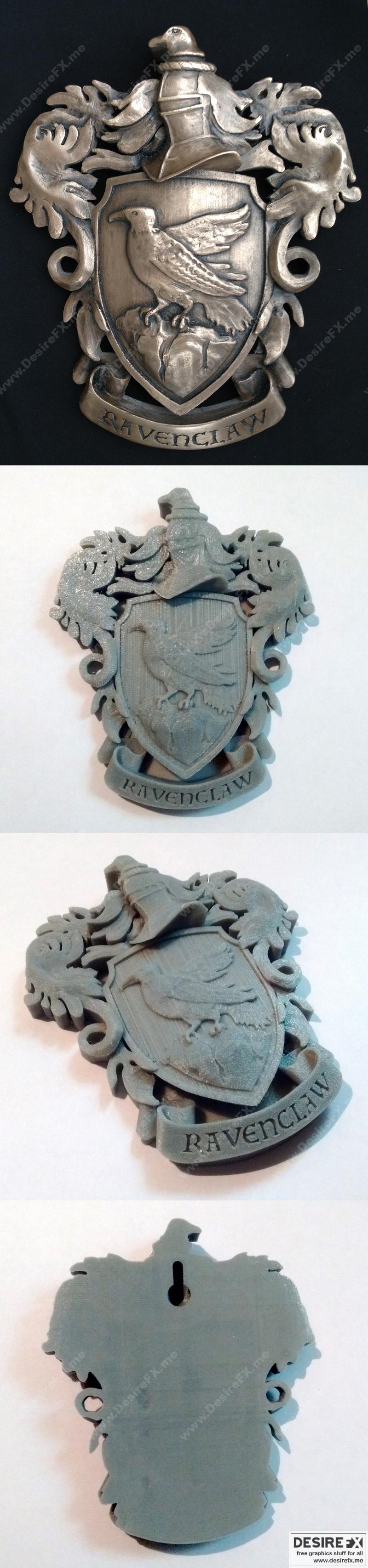 罗恩克瓦-拉文克劳-3D打印模型|Coat of Arms – Ravenclaw – 3D Print Model STL