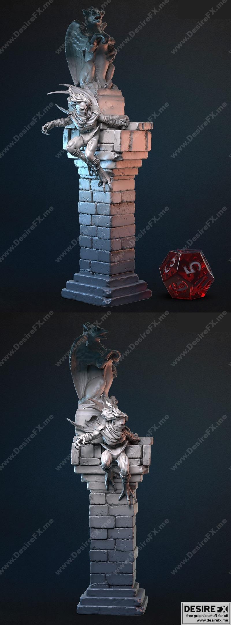 Guy De Payans 3D打印模型|Guy De Payans Clinging – 3D Print Model STL