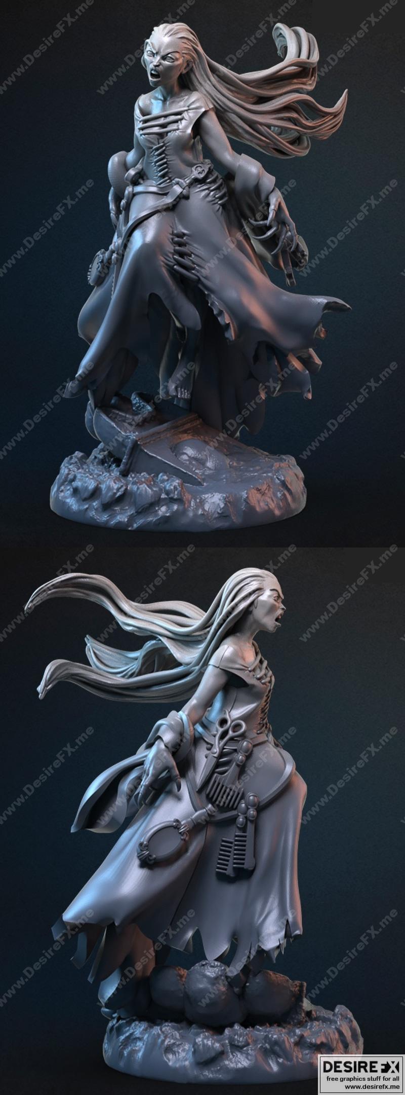 Delphine Labelle Banshee 3D打印模型|Delphine Labelle Banshee – 3D Print Model STL