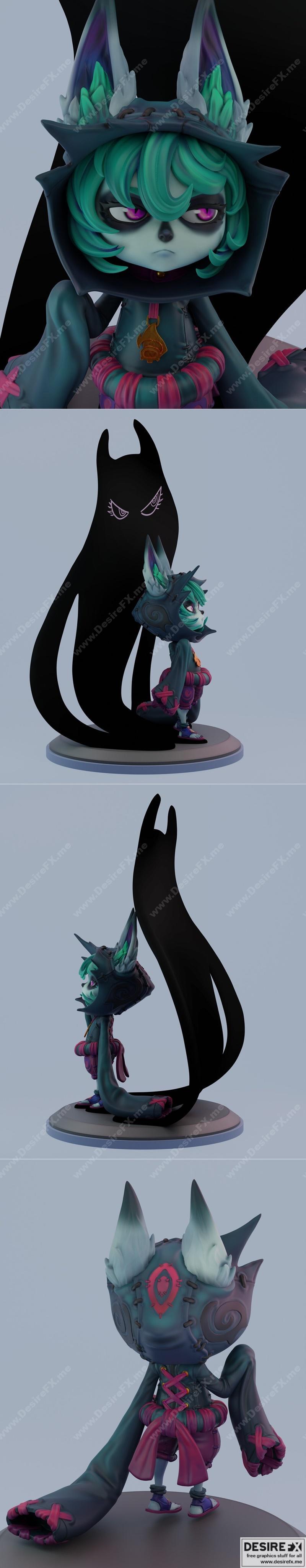 LOL VEX 3D打印模型|lol VEX – 3D Print Model STL