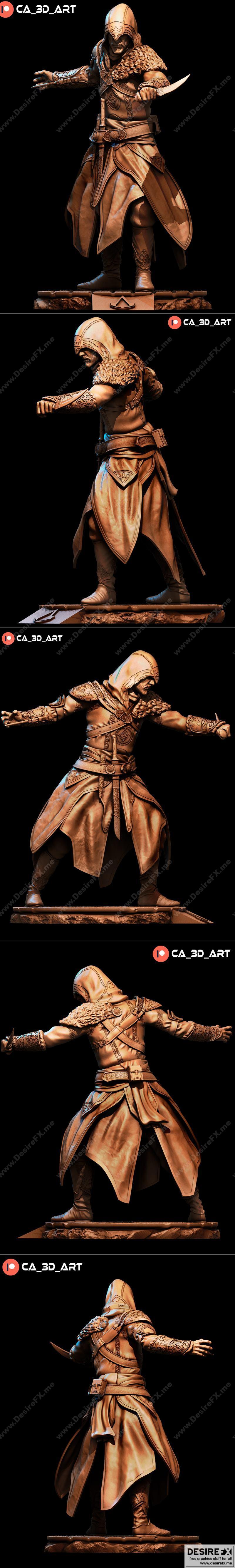 埃齐奥·奥迪托雷 3D打印模型 STL|Ezio Auditore – 3D Print Model STL