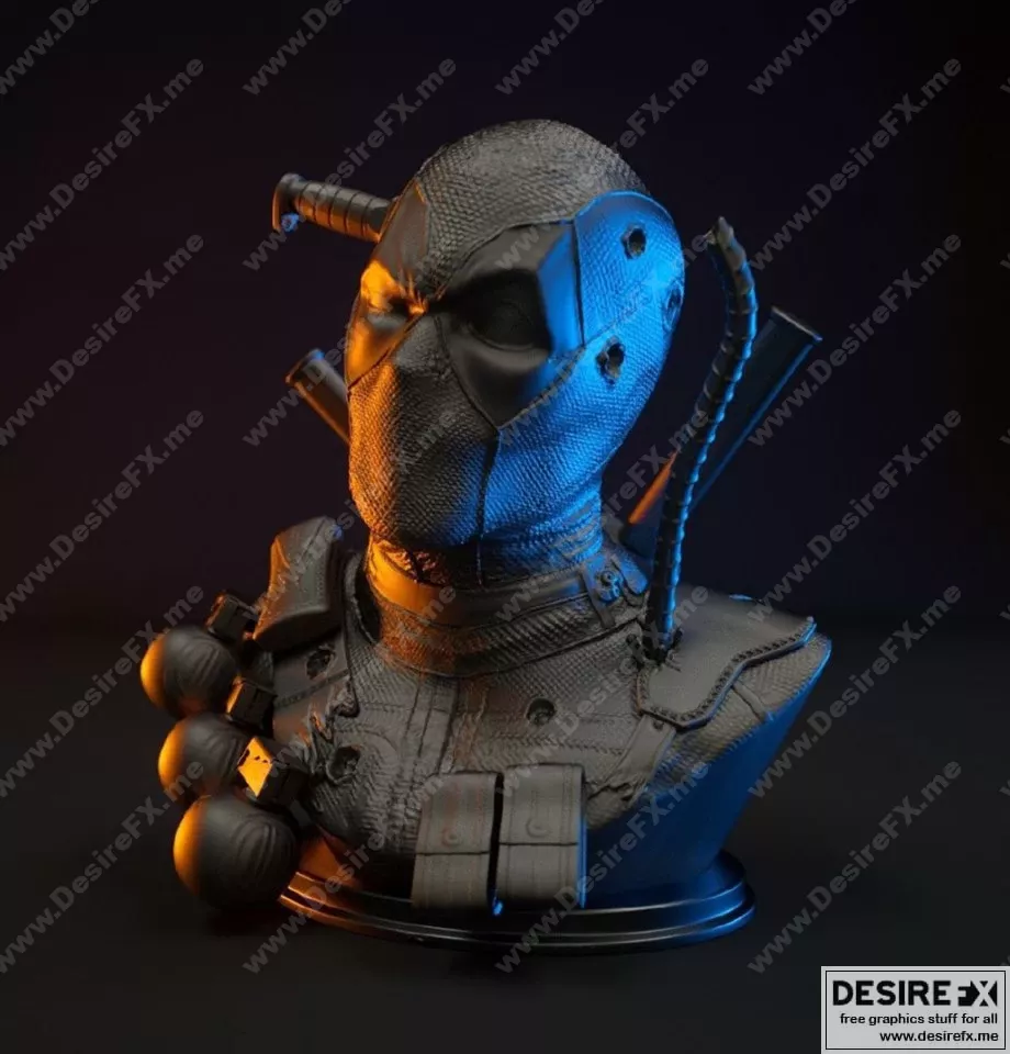 死侍3D打印模型|Deadpool bust