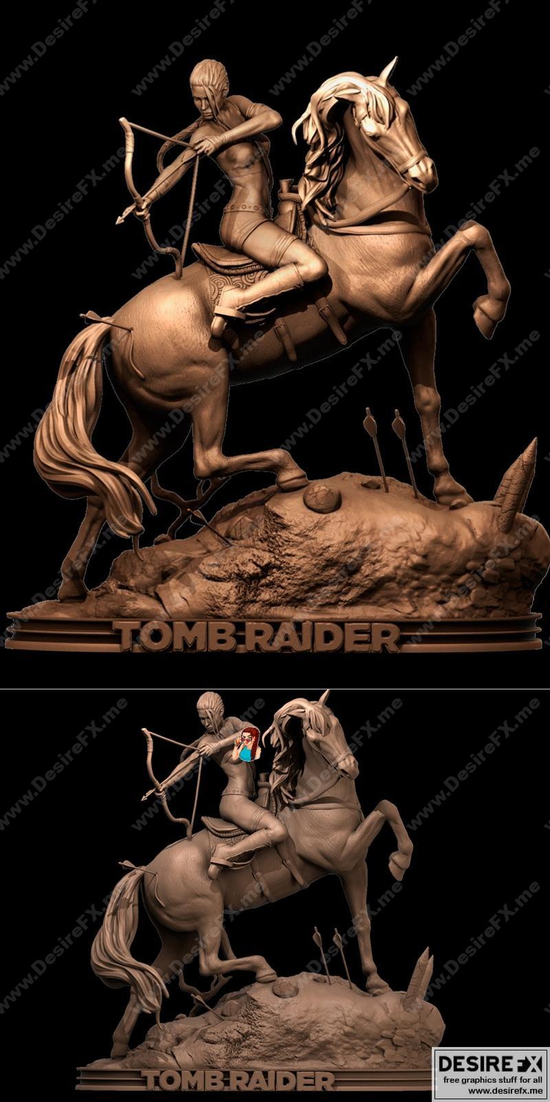 Tomb Raider Lara Croft 3D打印模型|Lara Croft – Tomb Raider – 3D Print Model STL