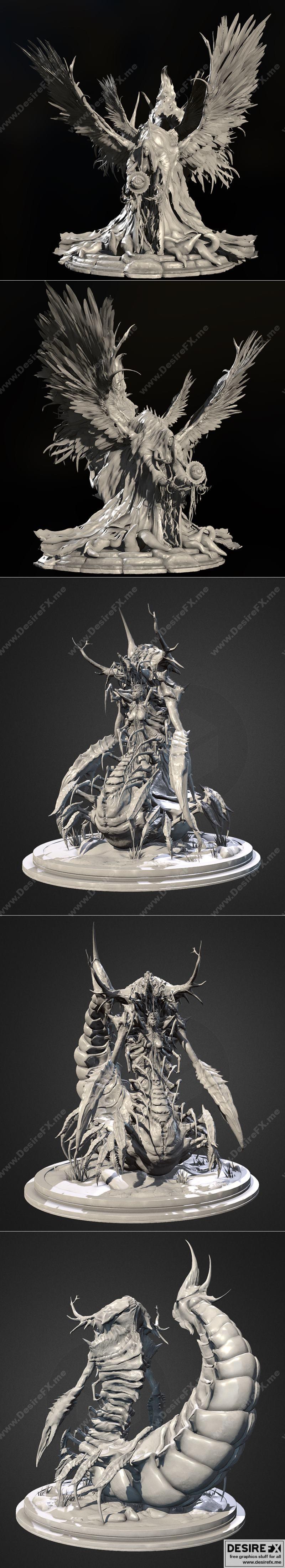 死亡先知与塞克特的诅咒——3D打印模型|Deaths oracle and The curse of Serqet – 3D Print Model STL