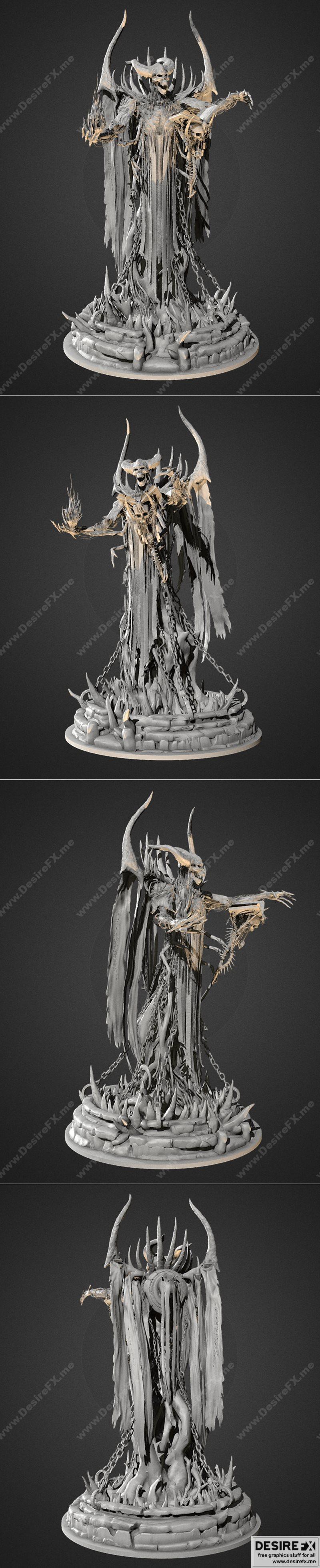 幽魂幻影 - 3D打印模型|Conjured wraith – 3D Print Model STL