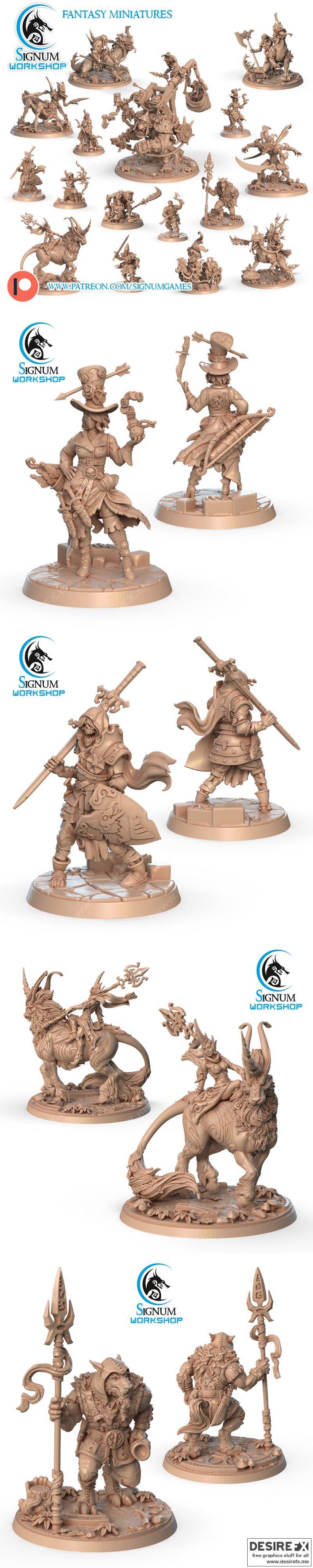 Signum Workshop二月2022发布——3D打印模型STL|Signum Workshop – Patreon Release February 2022 – 3D Print Model STL