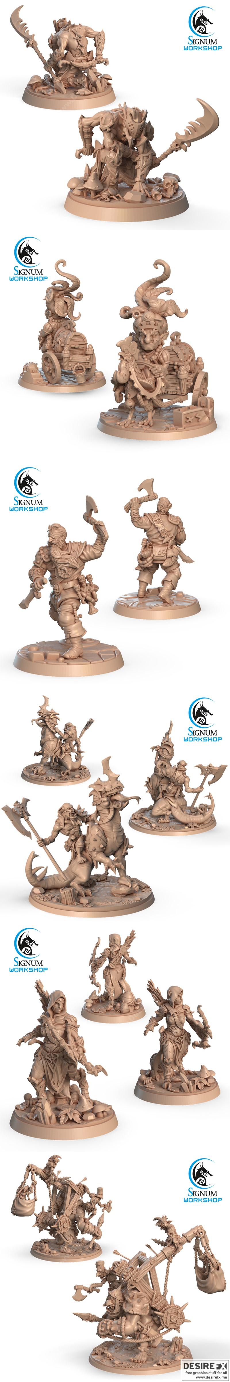 Signum Workshop二月2022发布——3D打印模型STL|Signum Workshop – Patreon Release February 2022 – 3D Print Model STL