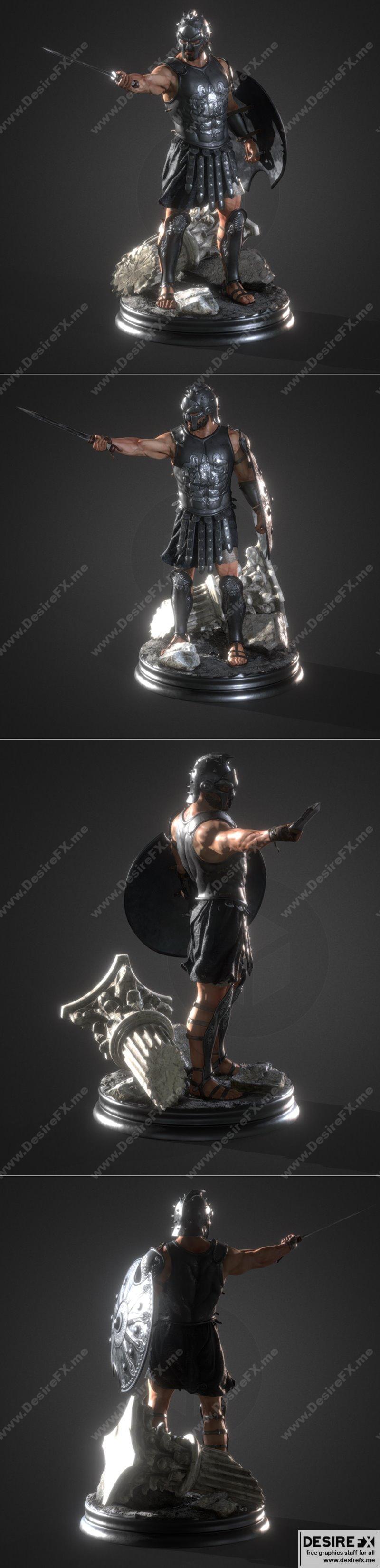 战神——3D打印模型|Gladiator – 3D Print Model STL