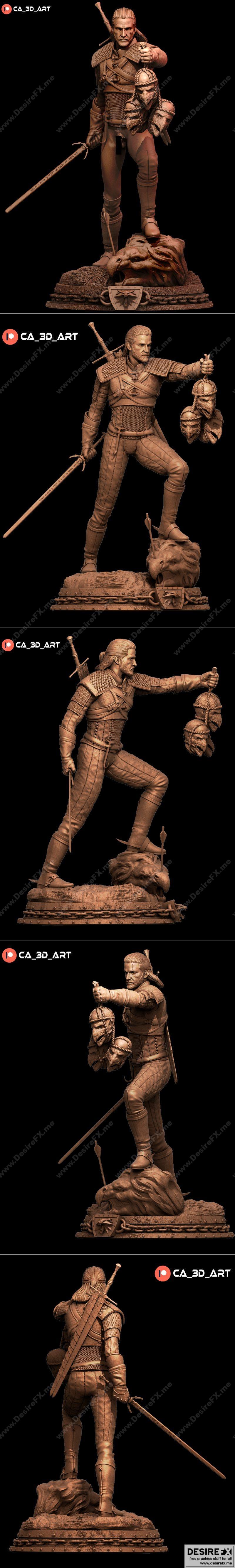 诡秘之主 3D打印模型 格里塔尔|Geralt – 3D Print Model STL