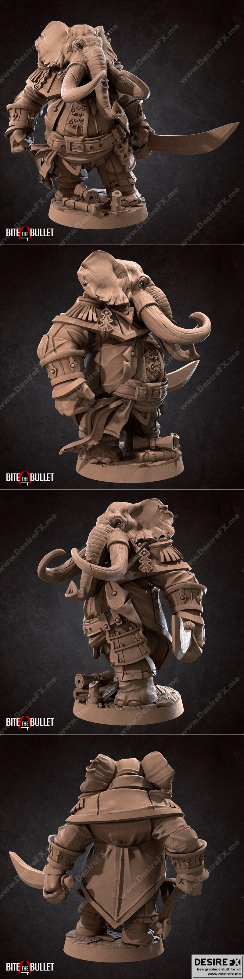 洛克斯多恩指挥官——3D打印模型|Commander Loxodon – 3D Print Model STL