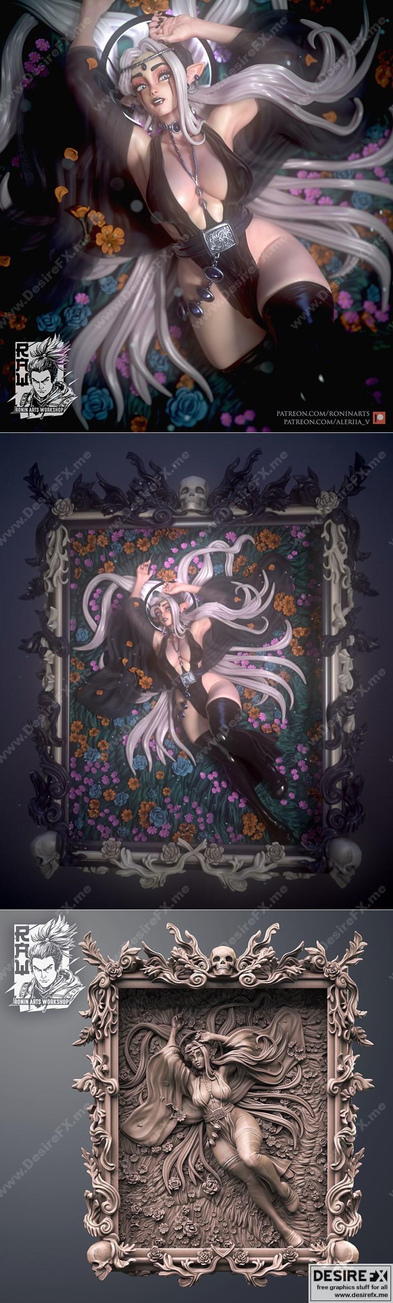 M18 亚尔基利亚 3D打印模型|M18 PinUp Arkilia – 3D Print Model STL