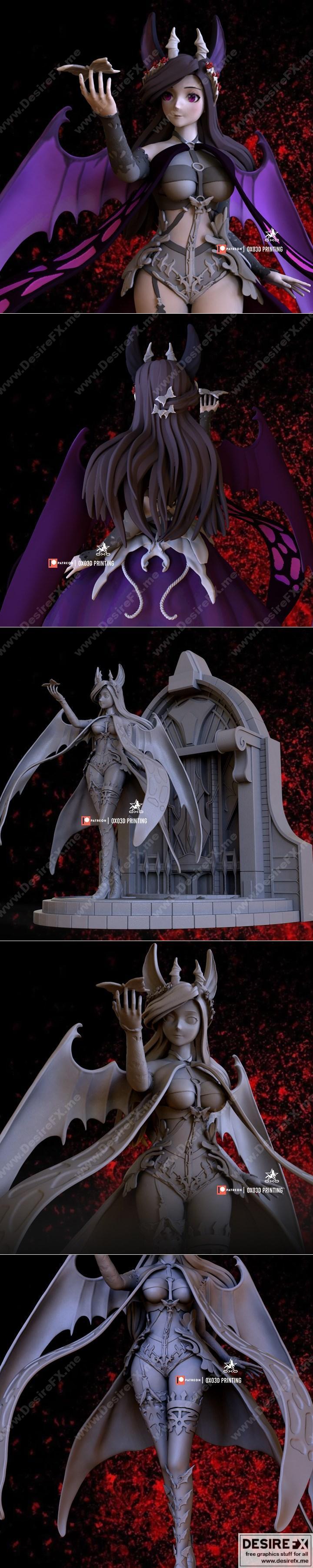 Mabinogi 分身魅魔女王 3D打印模型|Mabinogi – Split Succubus Queen – 3D Print Model STL