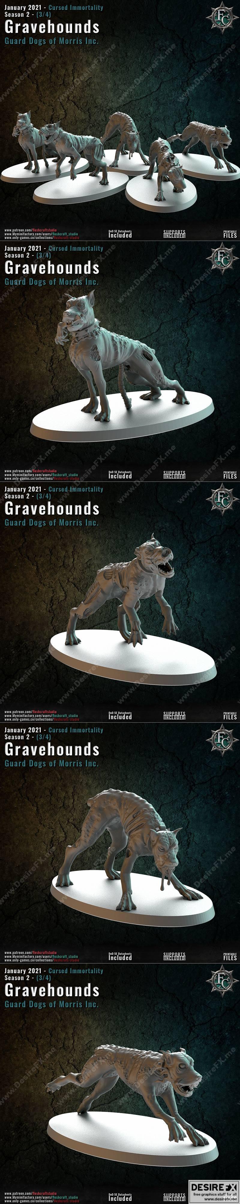 Gravehounds 3D打印模型|Gravehounds – 3D Print Model STL