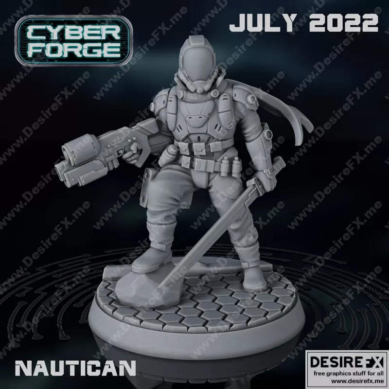 CyberForge – 2022年七月动漫游戏角色3D打印模型集|CyberForge – July 2022