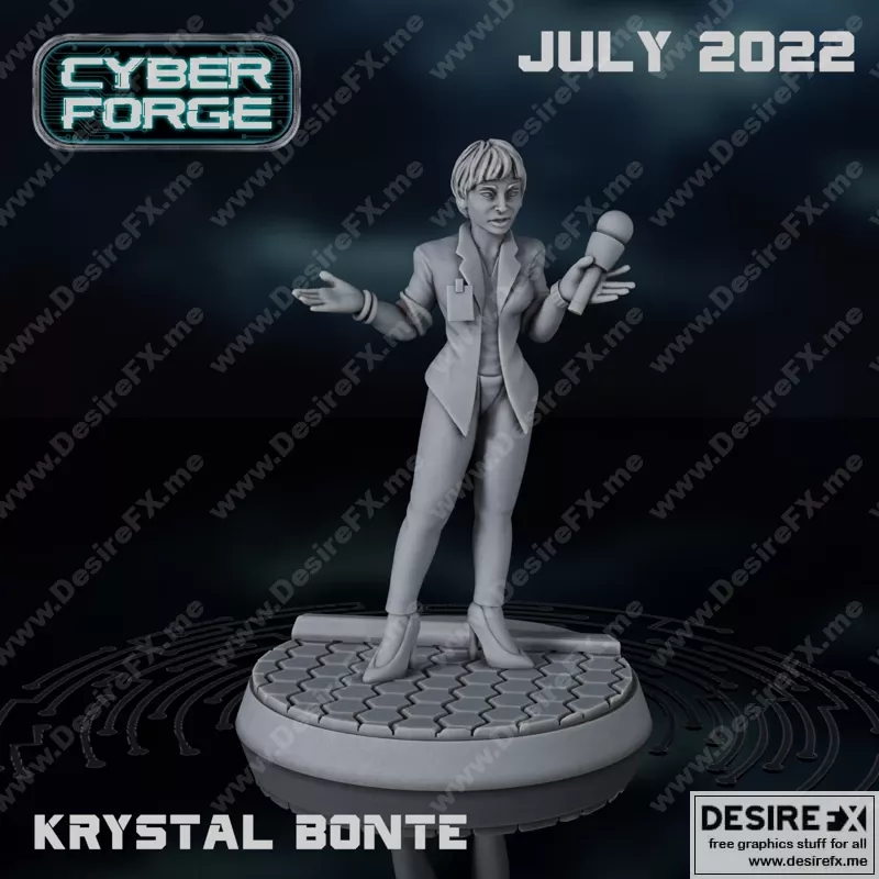 CyberForge – 2022年七月动漫游戏角色3D打印模型集|CyberForge – July 2022