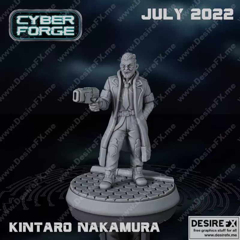 Kintaro Nakamura 3D打印模型集|Kintaro Nakamura