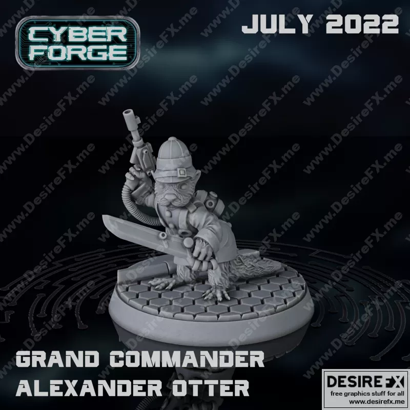 亚历山大·奥特者 3D打印模型|Grand commander Alexander Otter