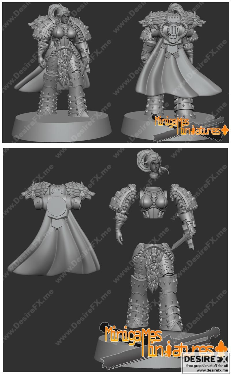 俄式动漫角色3D打印模型|Russ Anime Figurine Pose 1 – 3D Print Model STL