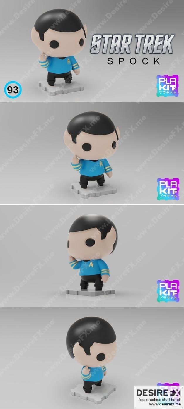 星战斯波克 3D打印模型|Plakit Star Trek, Spock – 3D Print Model STL