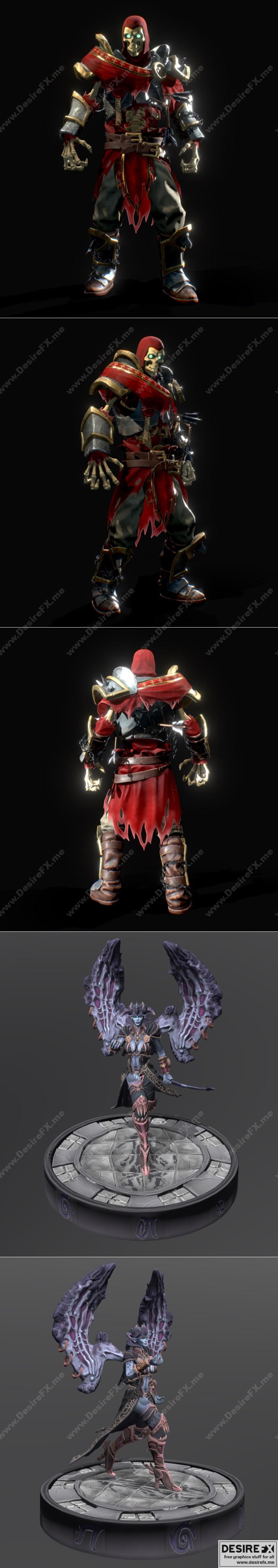 暗光之畔II 莉莉丝 3D打印模型|Fallen Light and Dark Siders II Lilith Fan Art – 3D Print Model STL