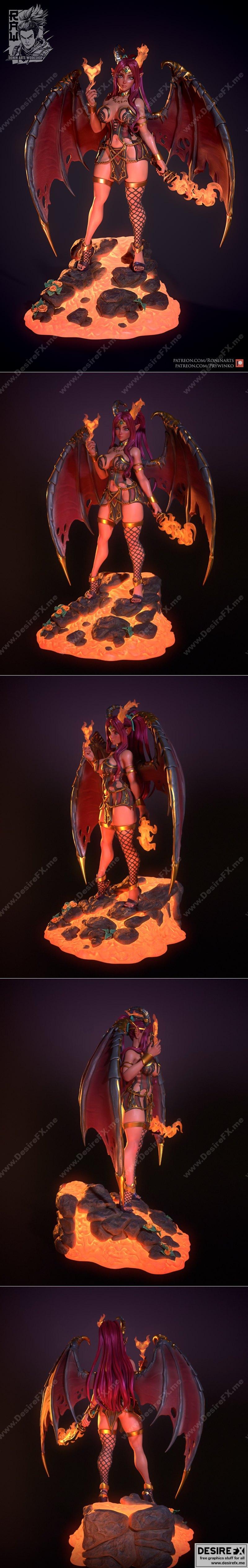 Voxlyn Bliss 3D打印模型|Voxlyn PinUp Voxlyn Bliss – 3D Print Model STL