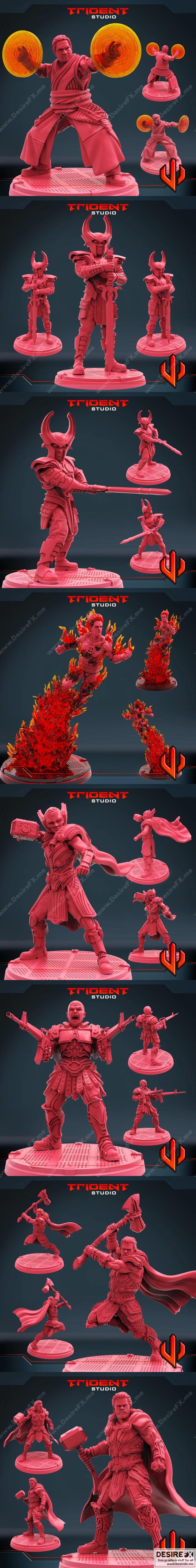 Trident Studio – 奥特曼 - 奥特曼战士 3D打印模型|Trident Studio – June 2022