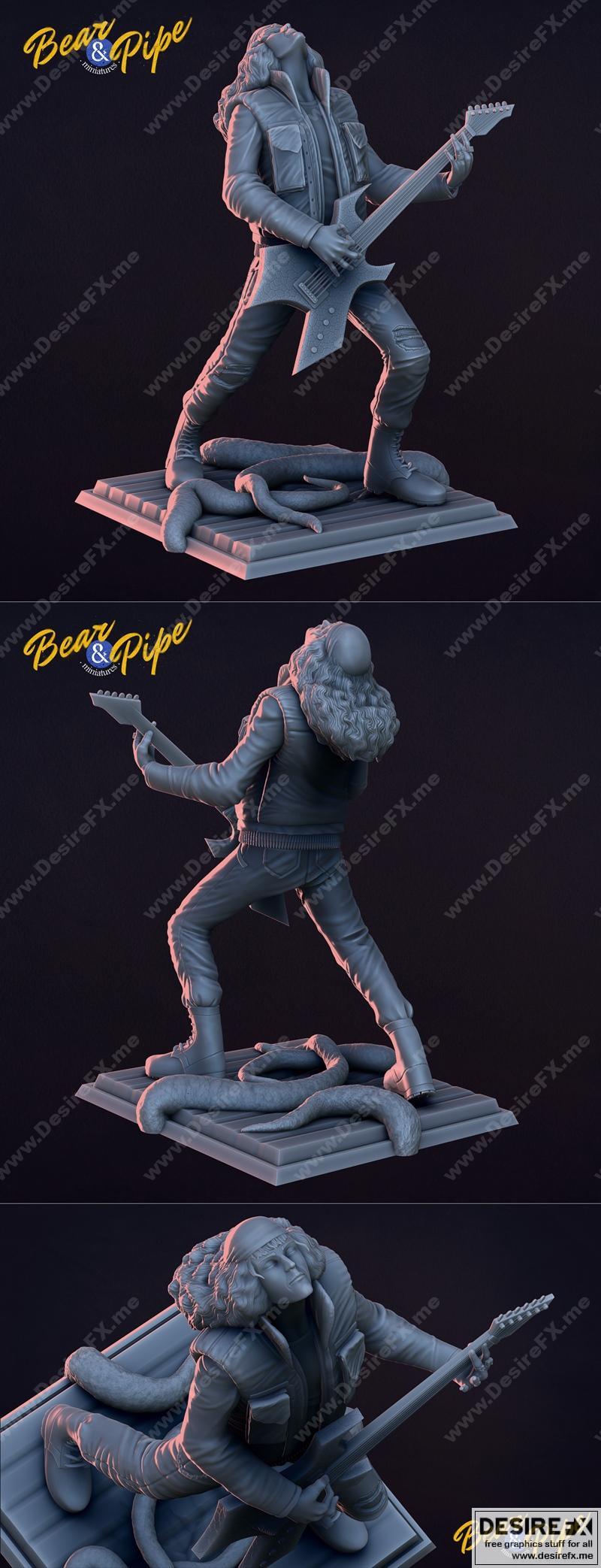 Eddie Munson 3D打印模型 STL|Eddie Munson – 3D Print Model STL