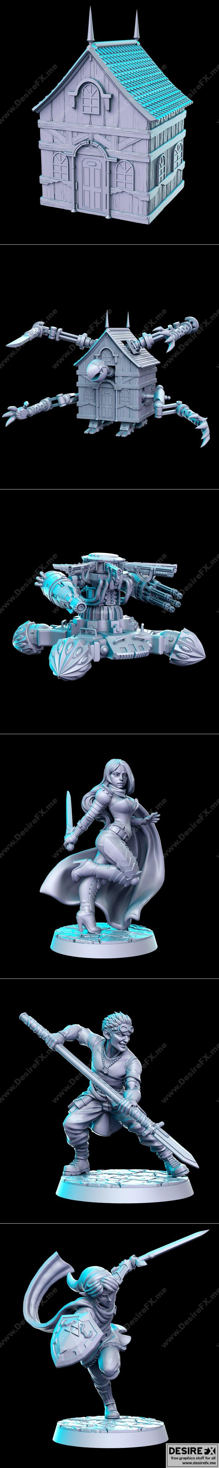 经典JRPG第六部 与盗贼与刺客第二部 3D打印模型 STL|Classic JRPG Vol.6 and Thieves and Assassins Vol.2 June 2022 – 3D Print Model STL