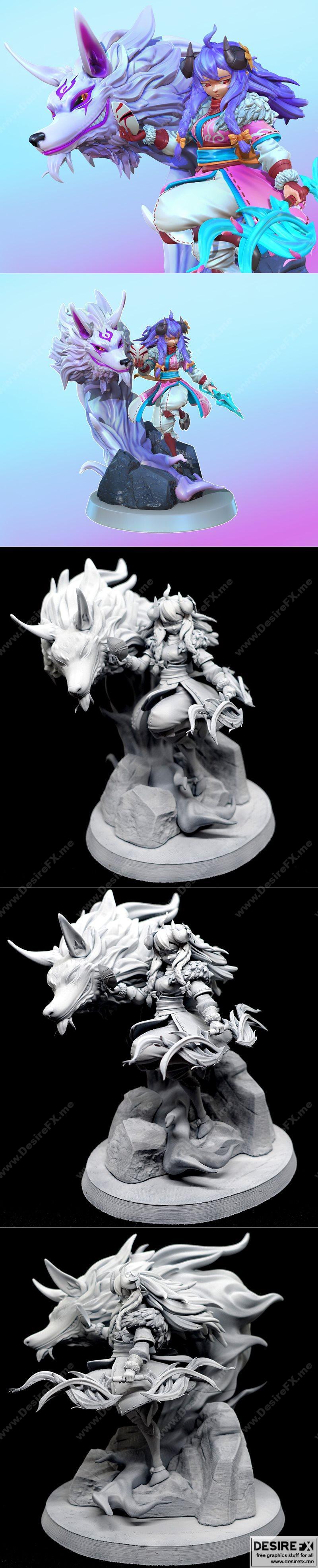 灵之绽放·同族——3D打印模型|Spirit Blossom Kindred – 3D Print Model STL