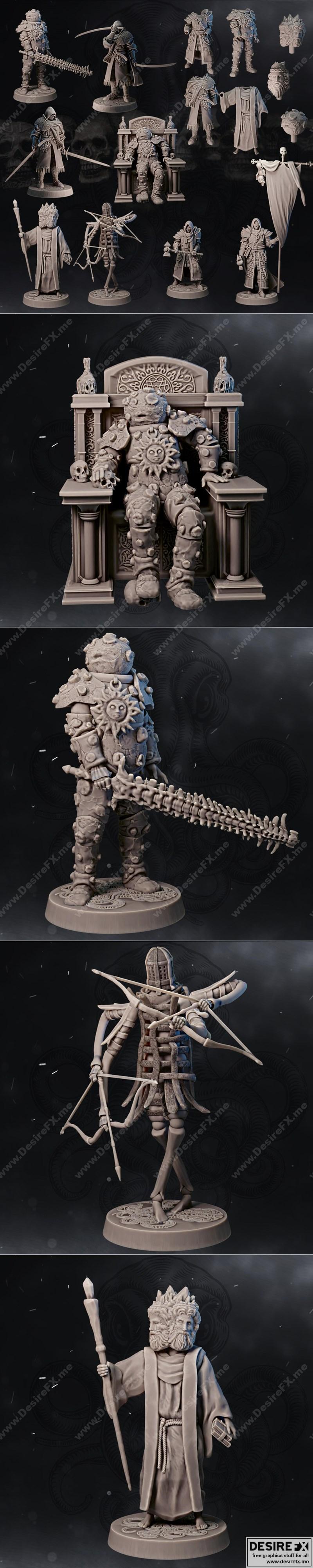 Realsteone迷你模型——sepulcrum 3D打印雕塑|Realsteone Miniatures – Sepulcrum – 3D Print Model STL