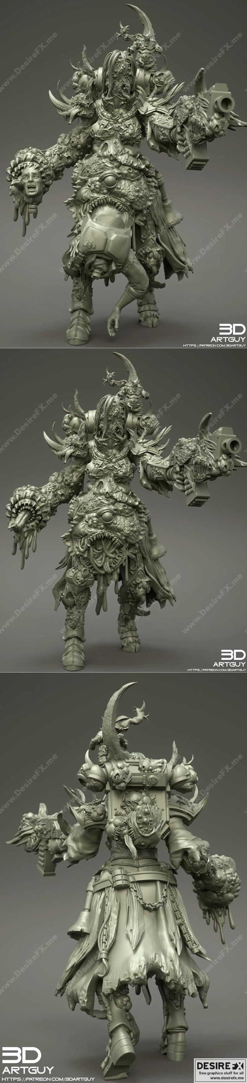 外星火炬单件3D打印模型|Alien Torch Single – 3D Print Model STL