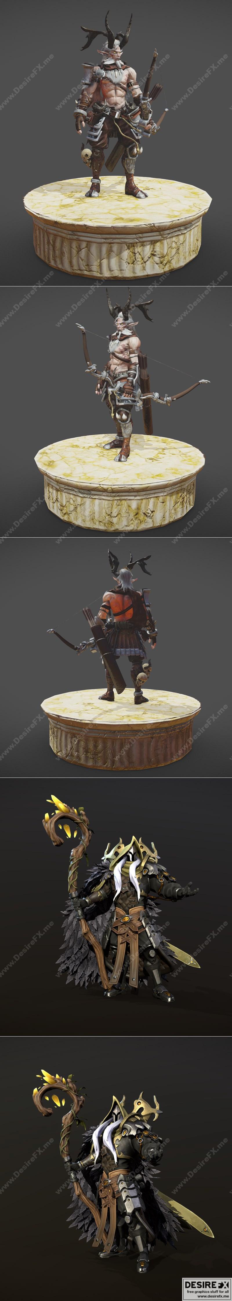 恶魔猎人与亚瑟王传说——梅林 3D打印模型|Demon Hunter and The Legend of King Arthur – Merlin – 3D Print Model STL