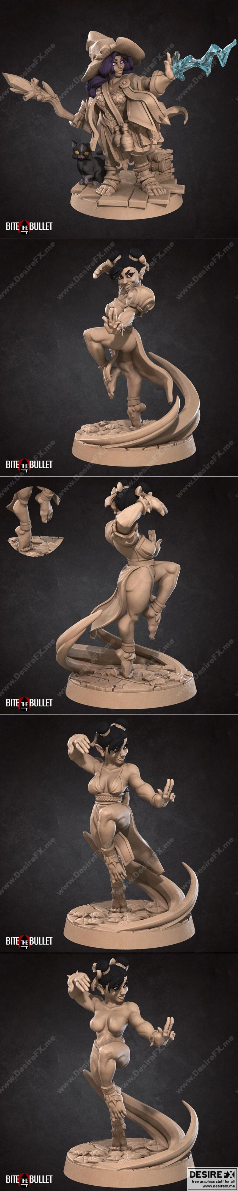 咬牙坚持——《霍比特人》4月2022款3D打印模型|Bite the Bullet – Halflings April 2022 – 3D Print Model STL