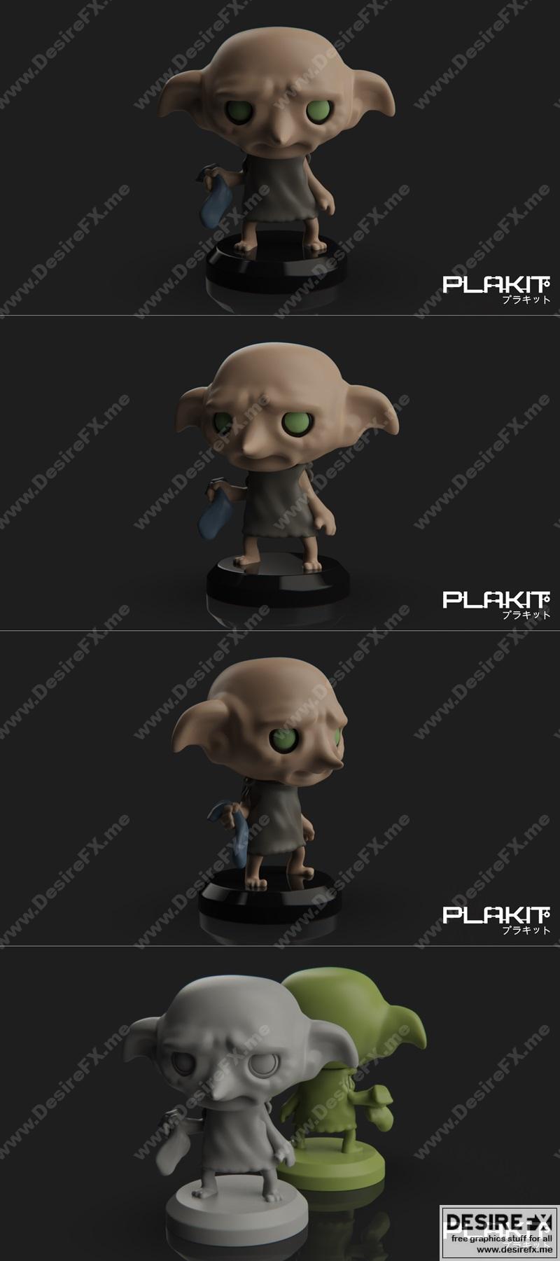 PlaKit 哈利波特多比 3D打印模型|PlaKit Harry Potter Dobby – 3D Print Model STL