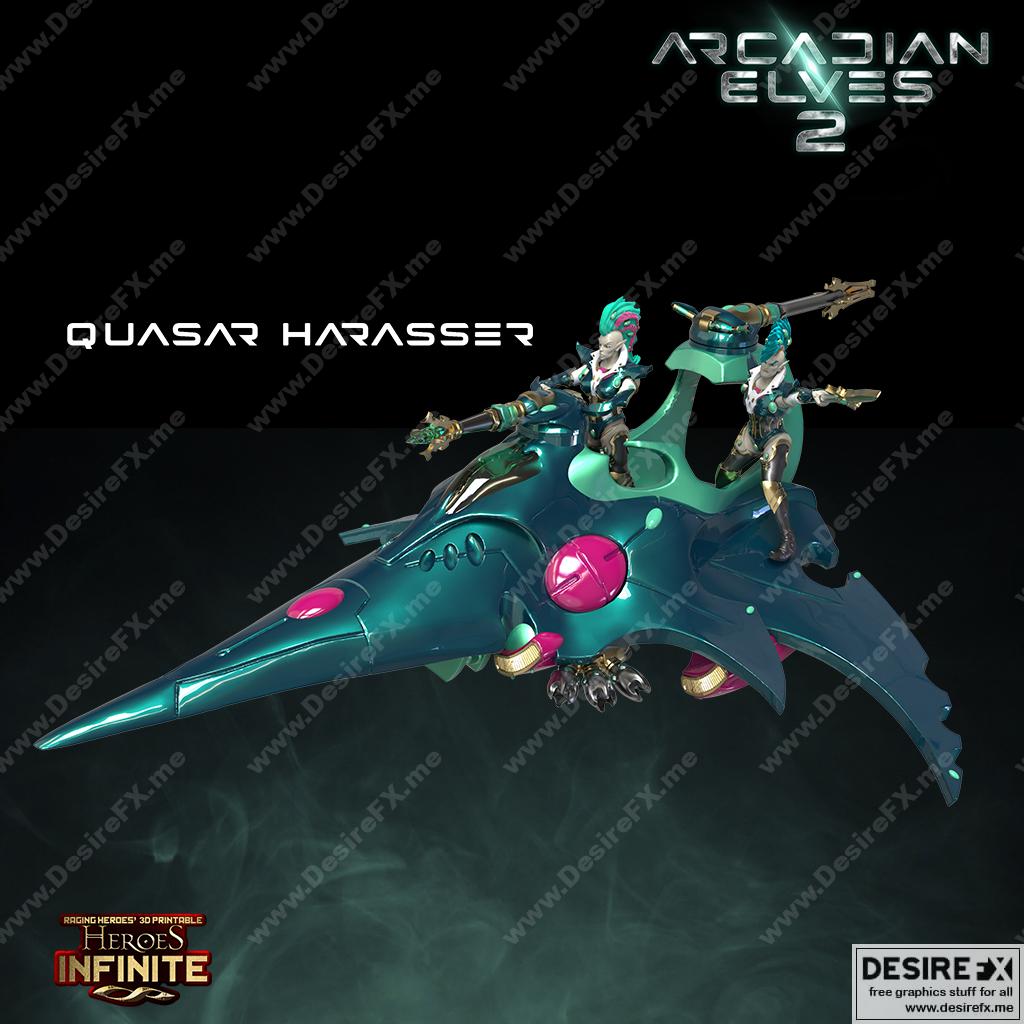 英雄无限 - 八月2022弧adian精灵 3D打印模型|Heroes Infinite – August 2022 (Arcadian Elves)