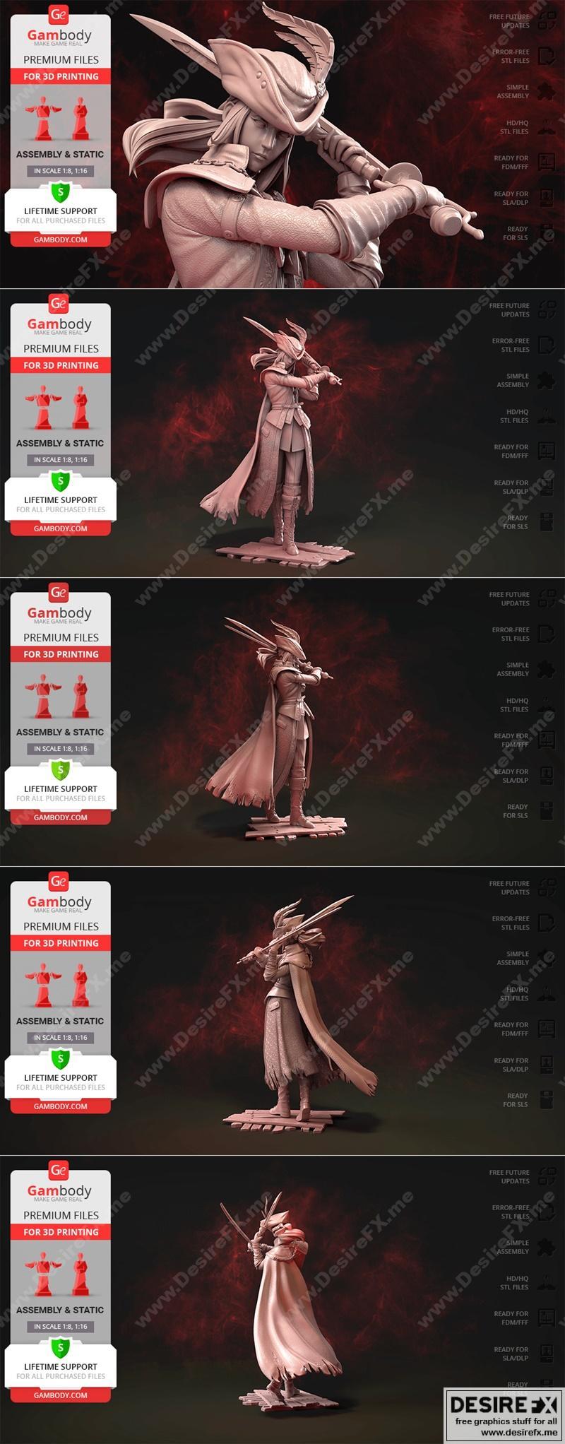 Lady Maria 3D打印模型|Lady Maria – 3D Print Model STL
