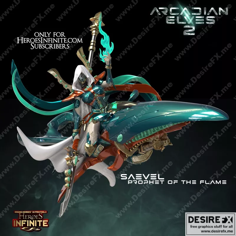 Jetbike角色3D打印模型|Saevel On Jetbike