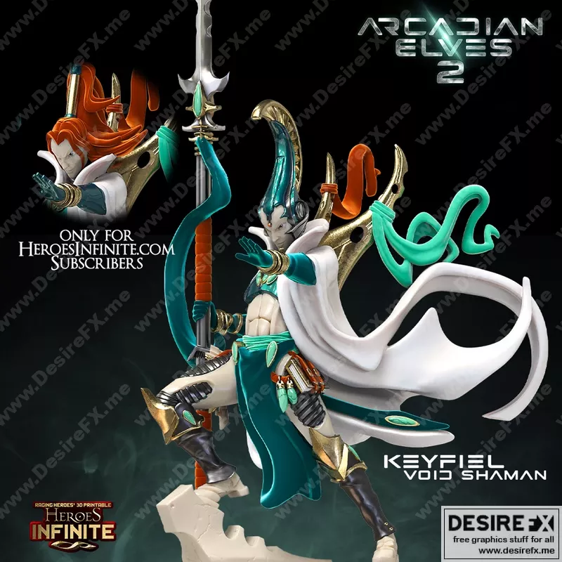 Keyfiel Void 神秘法师 3D打印模型|Keyfiel Void Shaman