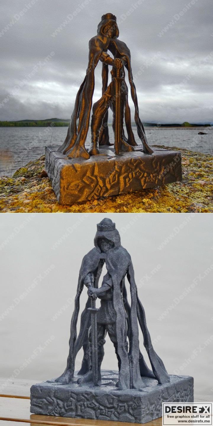 《狮子王》3D打印模型|The Once and Future King – 3D Print Model STL