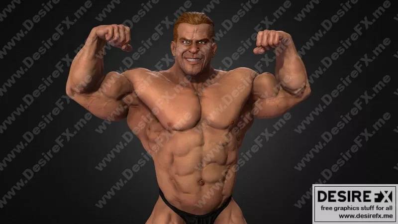 Olimpia角色3D打印模型|Mr. Olimpia