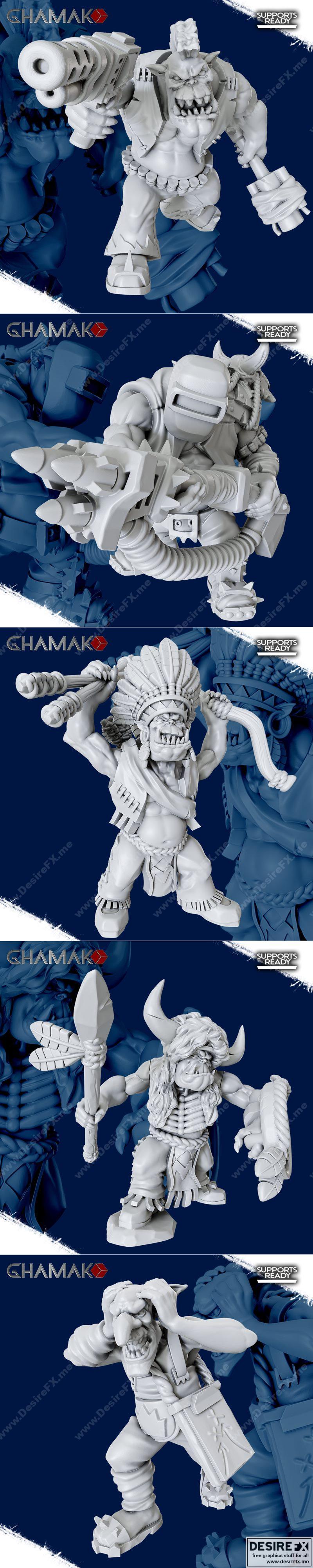 Ghamak科幻作品2022款3D打印模型|Ghamak – Sci-Fi June 2022 – 3D Print Model STL