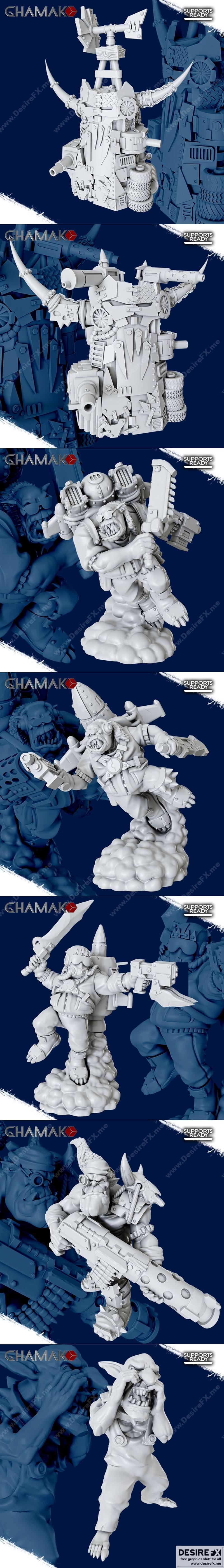 Ghamak科幻作品2022款3D打印模型|Ghamak – Sci-Fi June 2022 – 3D Print Model STL