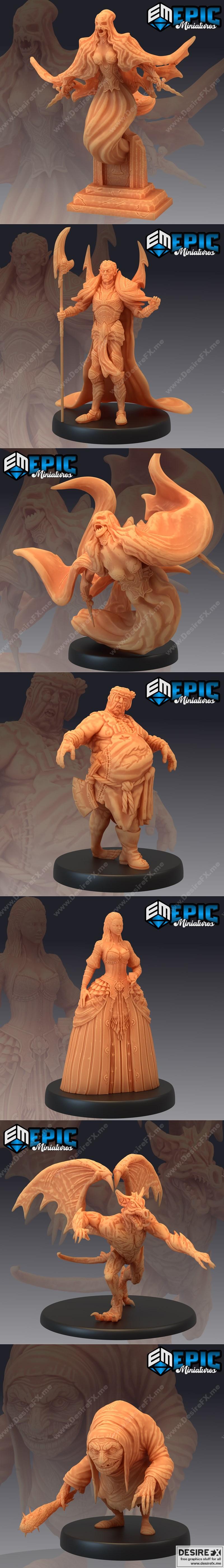 史诗迷你系列 - 恐怖城堡 - 3D打印模型|Epic Minis – Castle of Terror – 3D Print Model STL