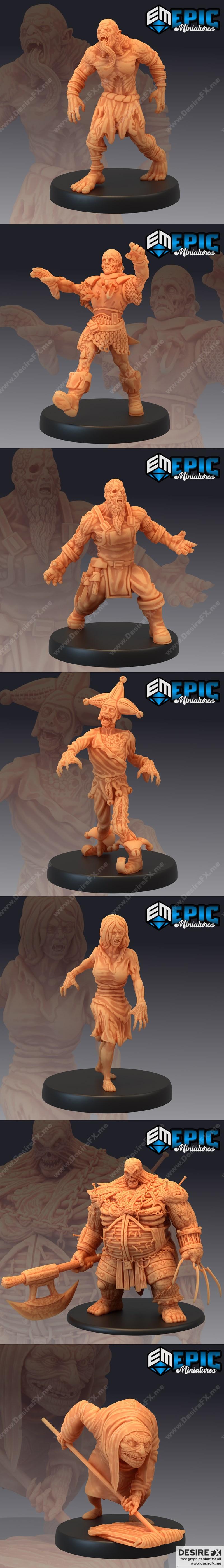 史诗迷你系列 - 恐怖城堡 - 3D打印模型|Epic Minis – Castle of Terror – 3D Print Model STL