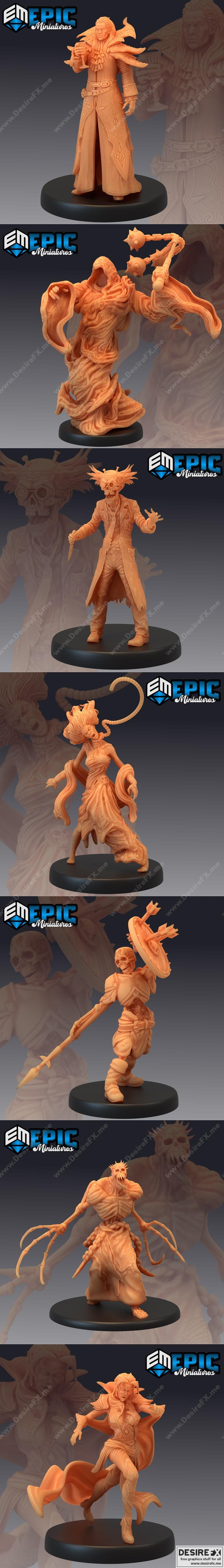 史诗迷你系列 - 恐怖城堡 - 3D打印模型|Epic Minis – Castle of Terror – 3D Print Model STL